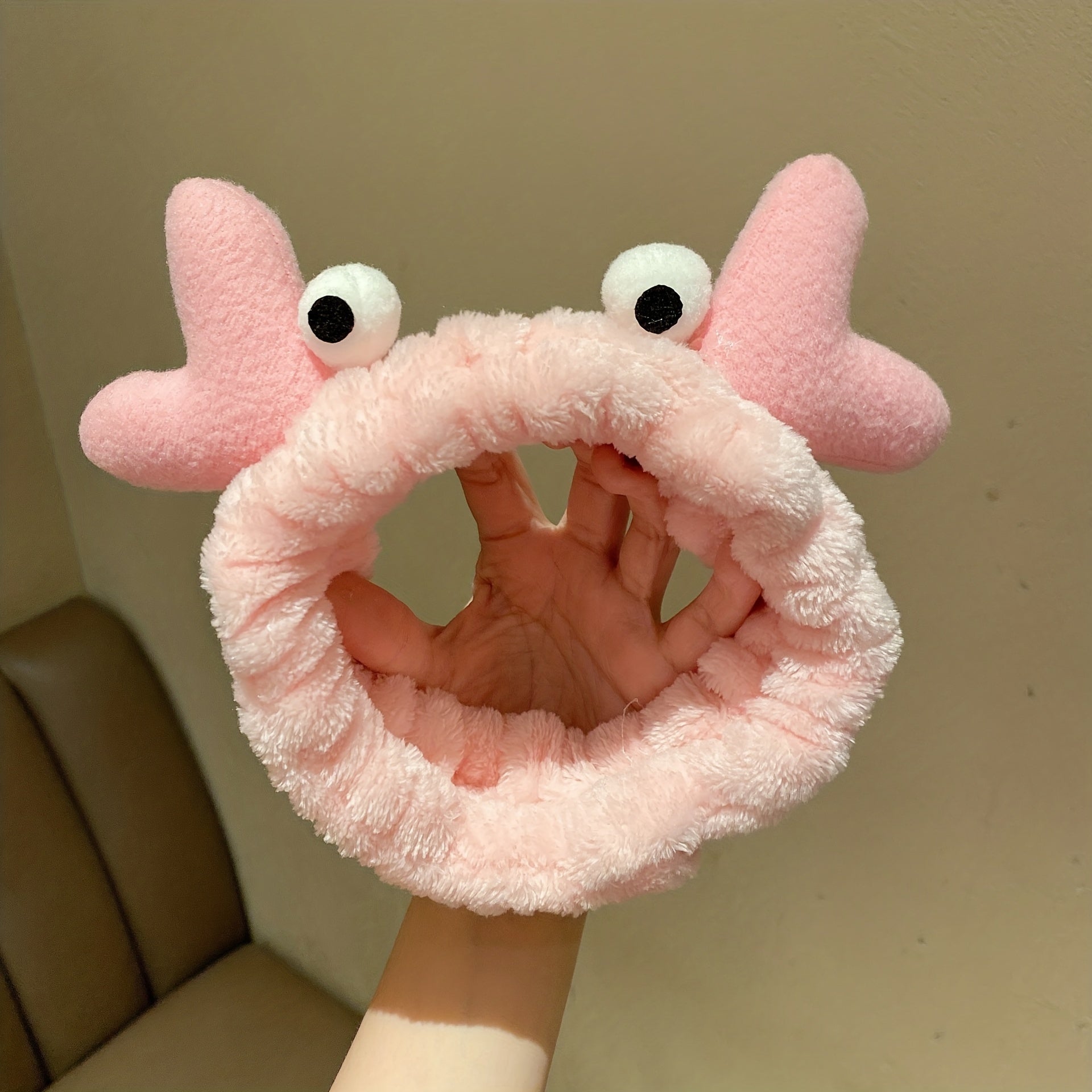 Crab Headband Funny Hair Accessories for Spa Makeup Skincare