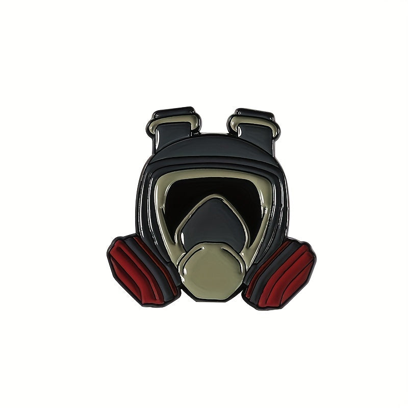 Deadly Wizard RV Anti-toxic Mask Shape Brooch