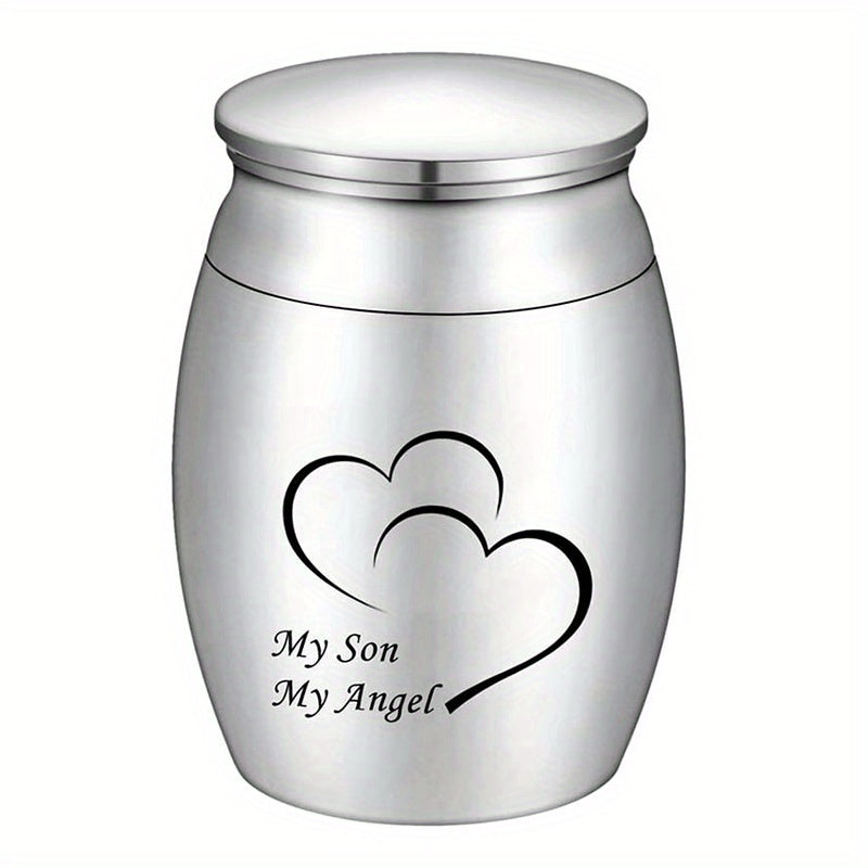 Stainless Steel Pet Urn Secure Ashes Container for Lasting Memories