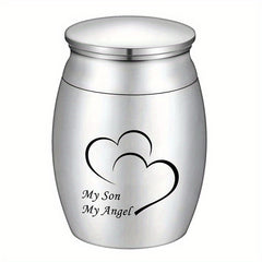 Stainless Steel Pet Urn Secure Ashes Container for Lasting Memories
