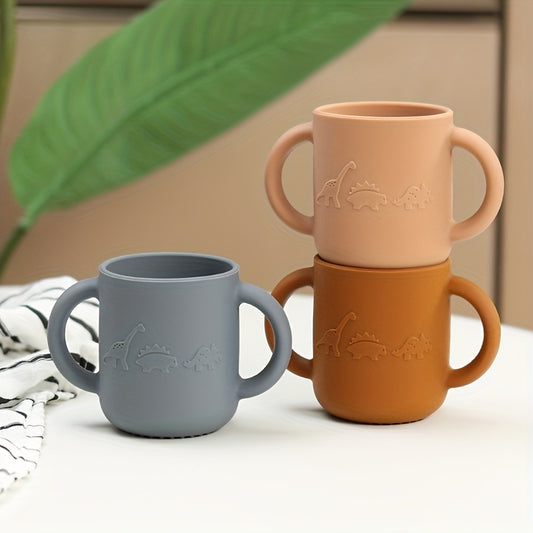 Silicone Dinosaur Embossed Drinking Cup