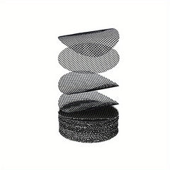 50pcs Flower Pot Hole Mesh Pad Round Drainage Hole Screens Prevent Soil Loss