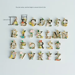DIY Initial Letter Charms Jewelry Making Kit