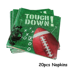 Football Themed Party Supplies for Bowl Celebrations