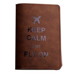 Men's Multifunctional PU Passport Bag Driver's Leather Case Holder