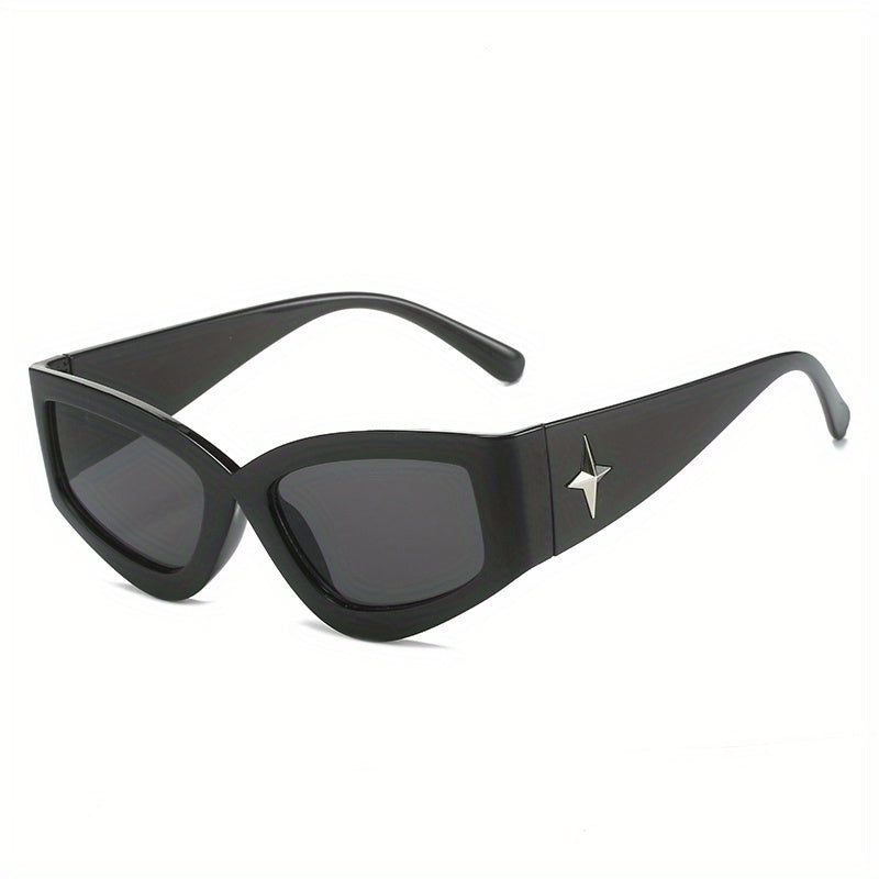 Y2K Cat Eye Sunglasses Star Decor Anti Glare Glasses UV400