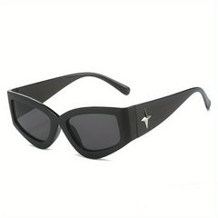 Y2K Cat Eye Sunglasses Star Decor Anti Glare Glasses UV400
