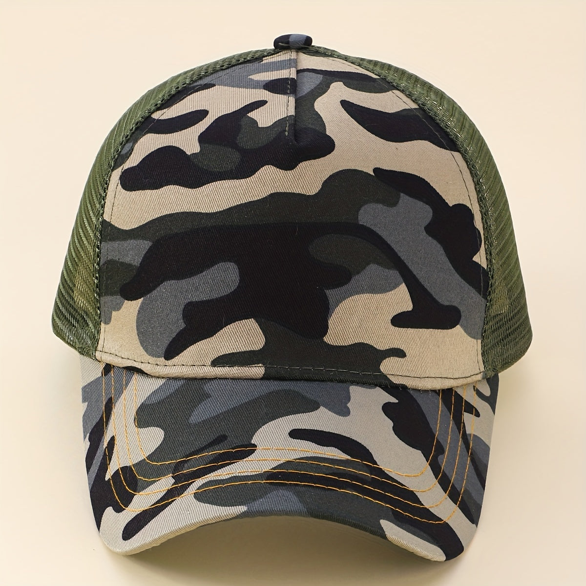 Camouflage Print Baseball Cap Adjustable Sun Hats