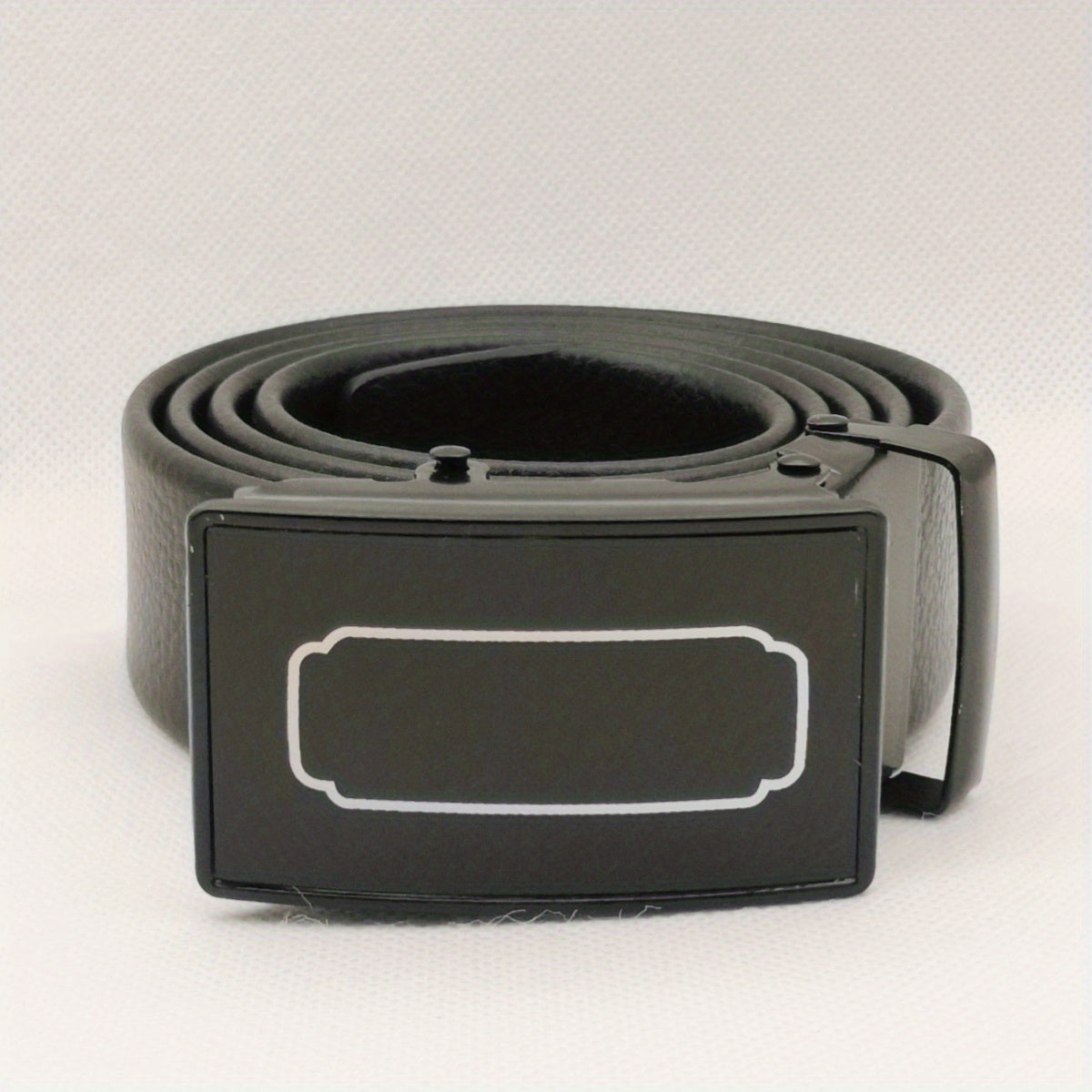 Men's PU Auto Buckle Casual Belt
