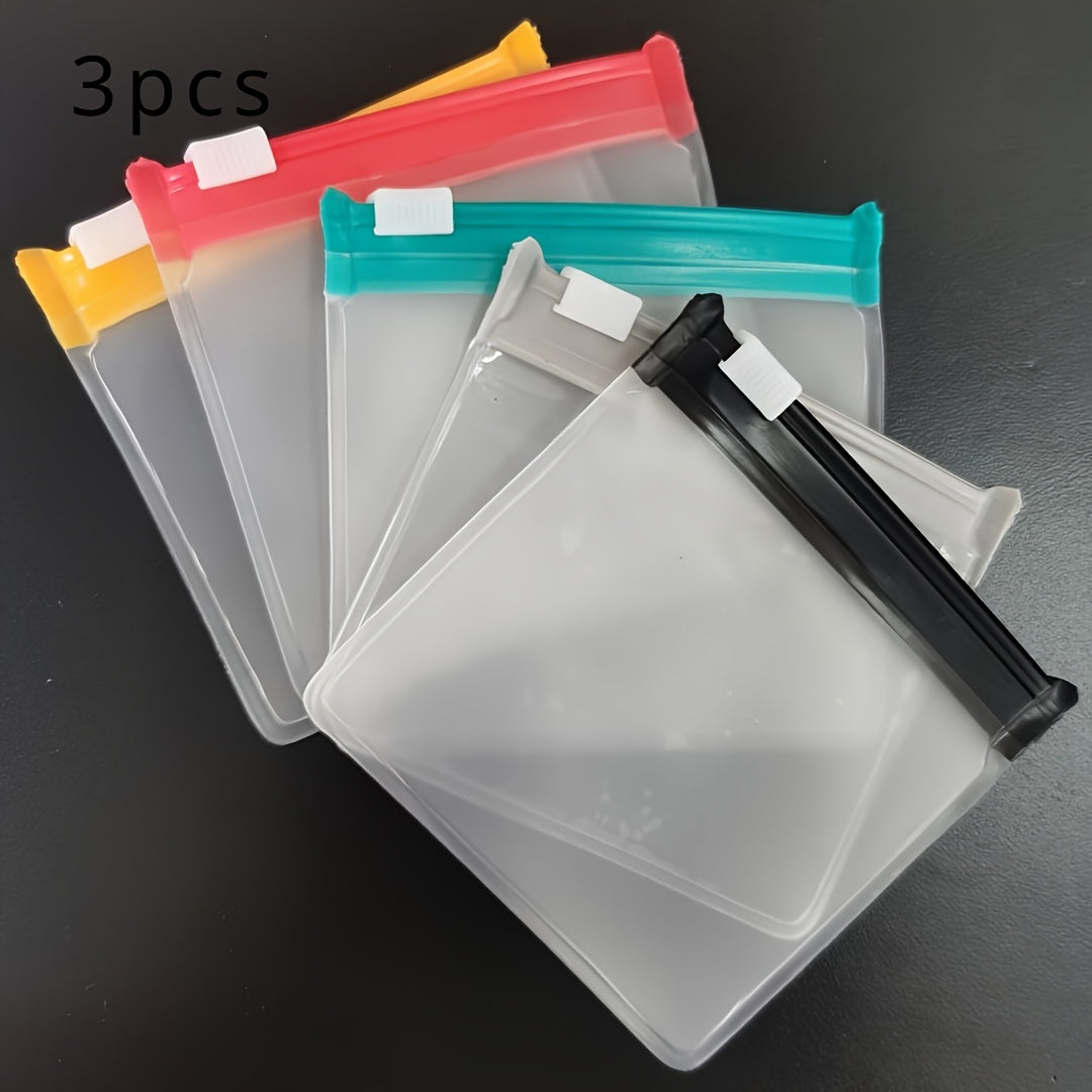 3pcs Pill Pouches Reusable Medicine Organizers Travel Bags