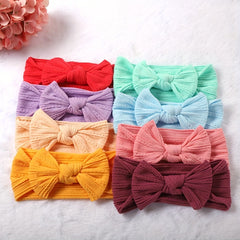 Cute Bowknot Wide Headband for Baby Girls