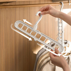 9 Hole Hanger Portable Travel Hanger Clothes Drying Rack
