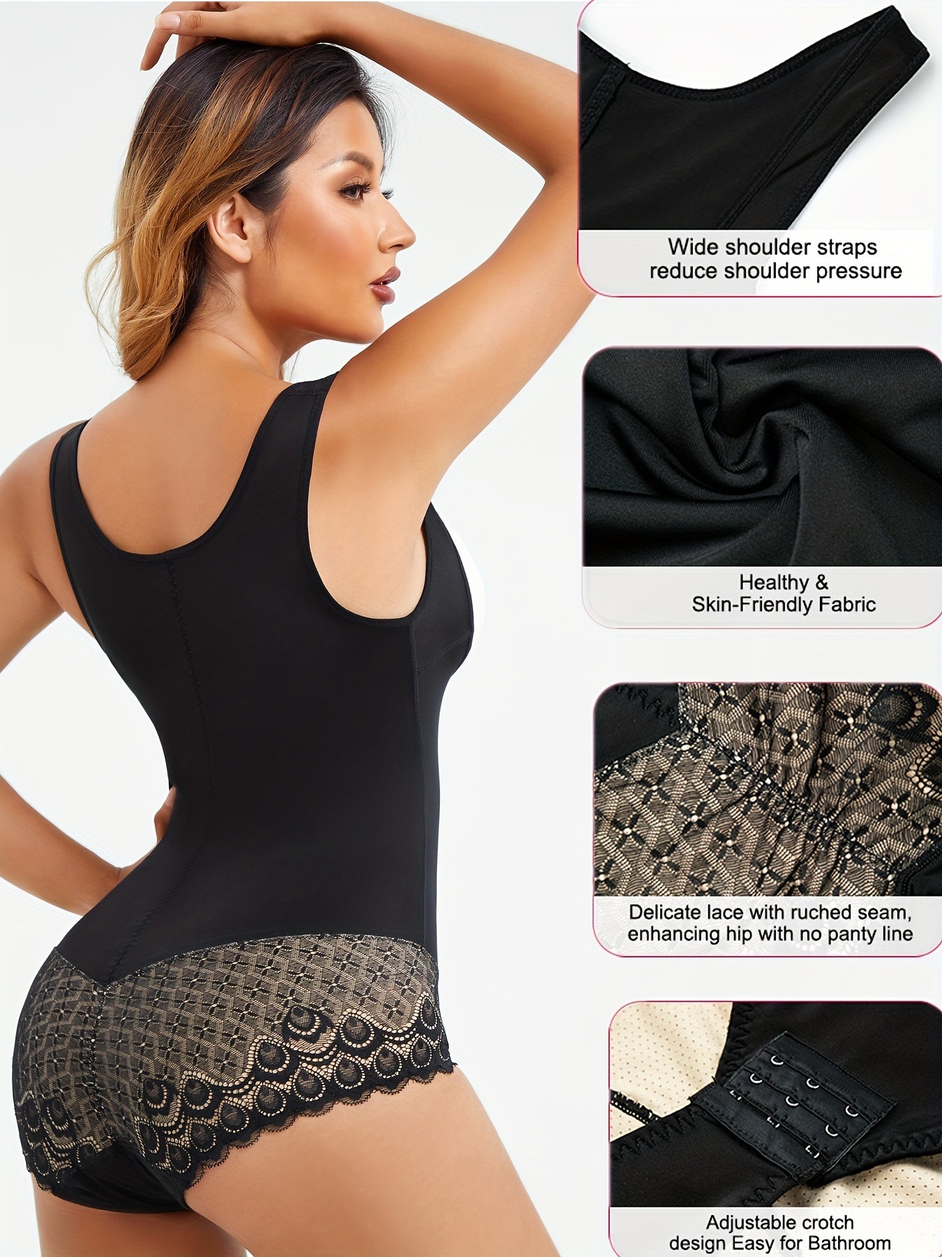 SCARBORO Tummy Control Shapewear Butt Lifting Body Shaper Underwear