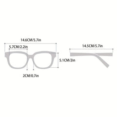 Metal Square Sunglasses UV400 Sun Shades Men Women