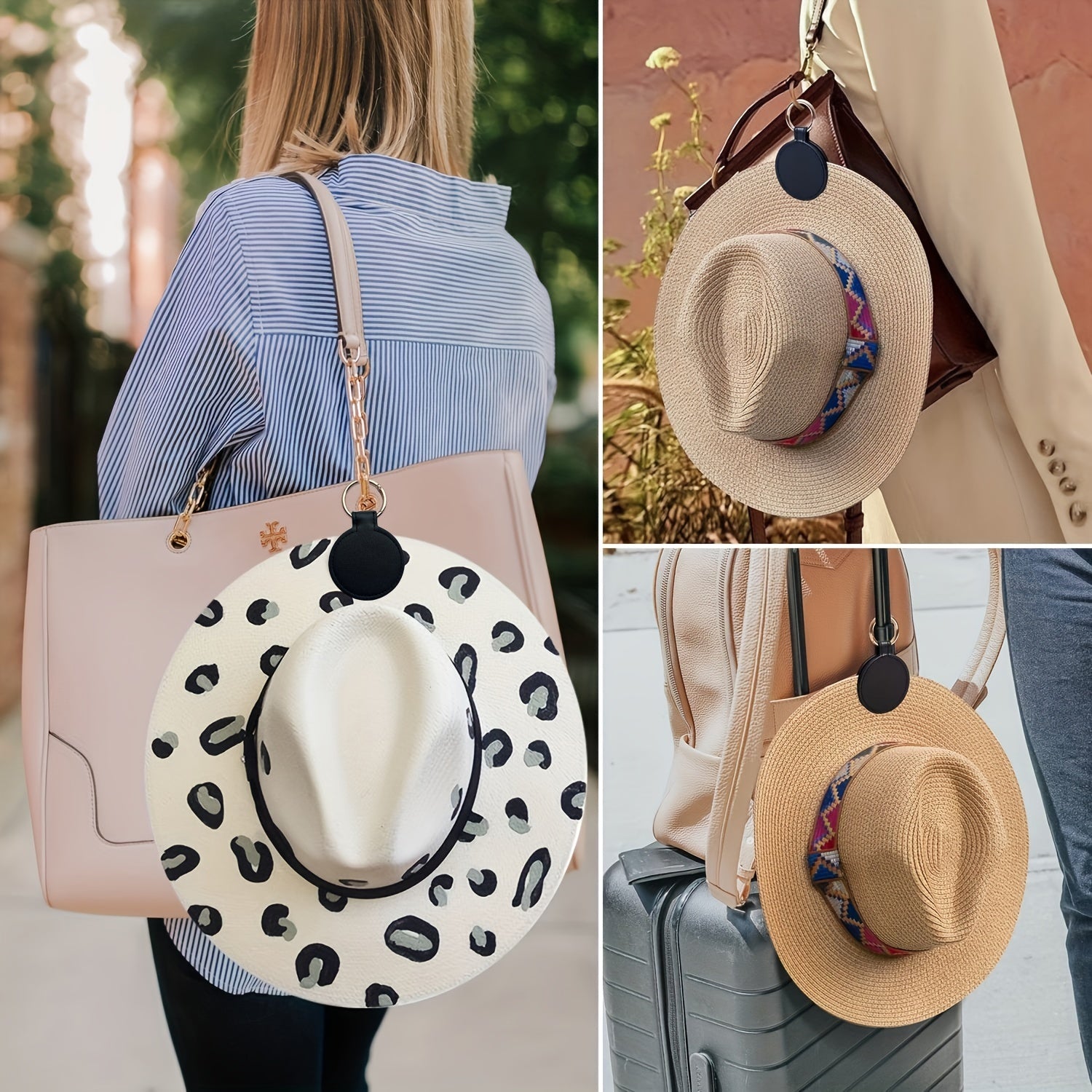 1 Pc Travel Portable Hat Clip Lightweight Magnetic Hat Clip Travel Accessories