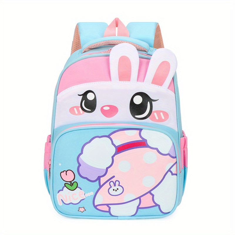 Kindergarten Cartoon Schoolbag Boys Girls Dinosaur Rabbit Backpack