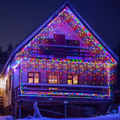 Solar Ice Pillar String Light 4M 96LED
