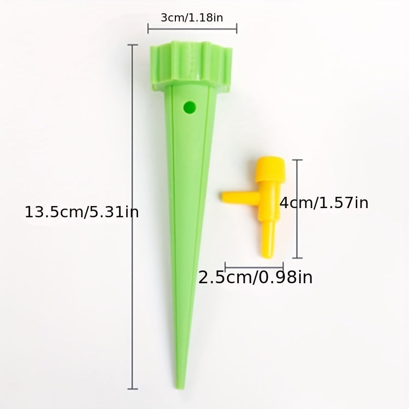12pcs Watering Device Seepage Dripper with Switch Control Valve