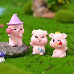 Fairy Pig Micro Landscape Desktop Decoration
