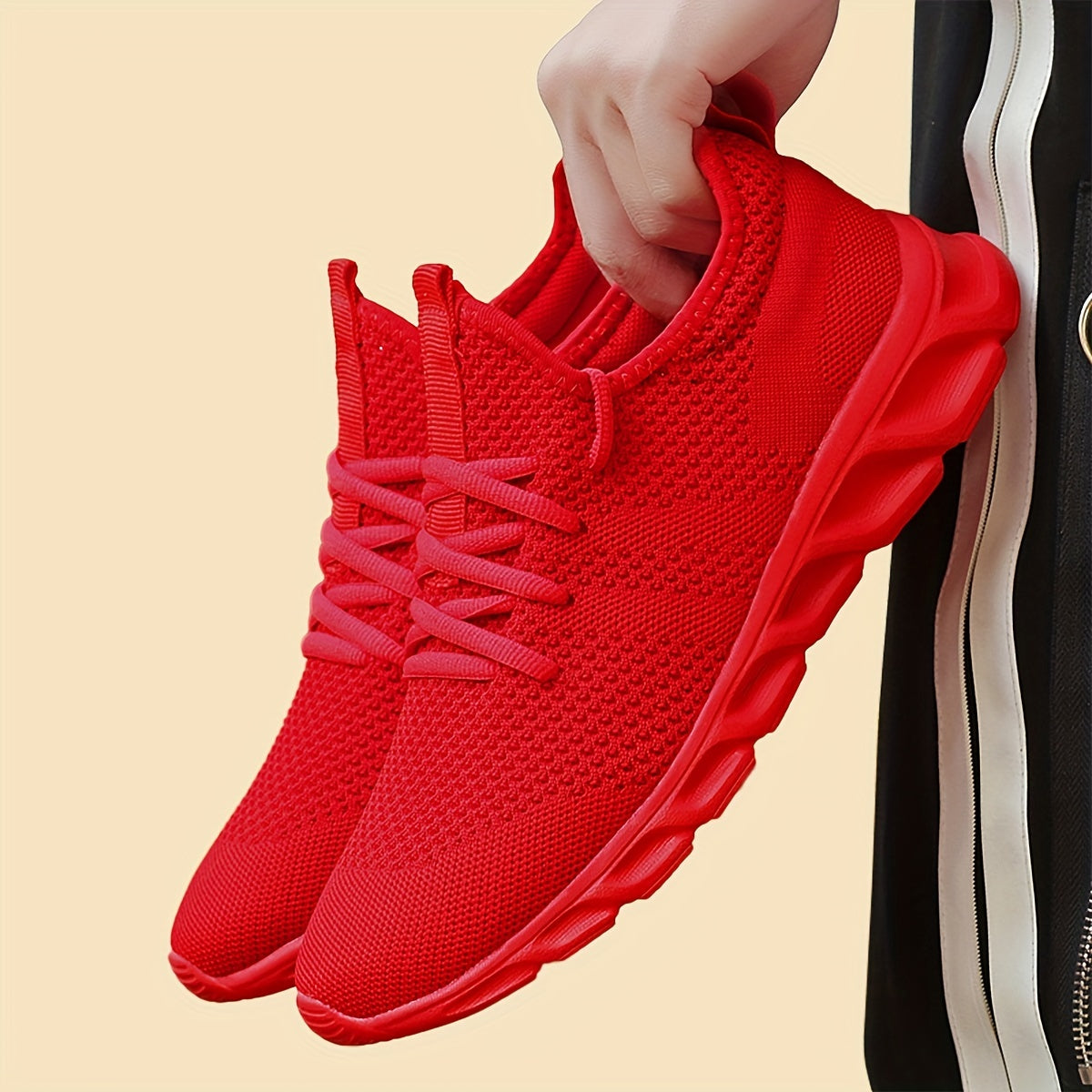 Men's Breathable Running Shoes, Lightweight Woven, Chinese New Year Gift