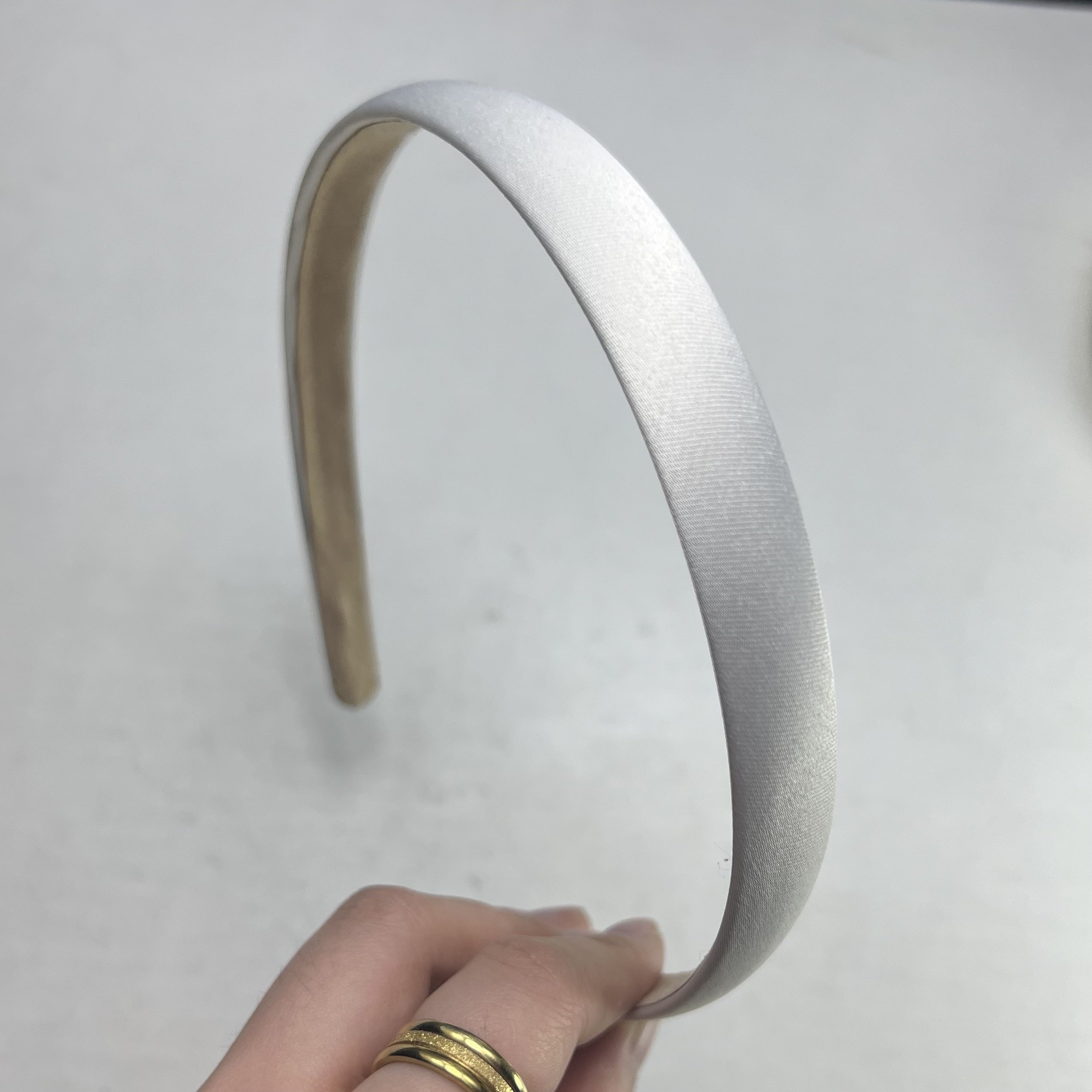 Satin Headband Thick Skinny Hair Band Padded Non-slip Head Hoop