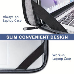 Double Layer Laptop Bag Briefcase Business Commuter