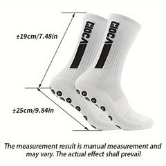 Colorful Letter Anti Skid Silicone Football Socks Men Women