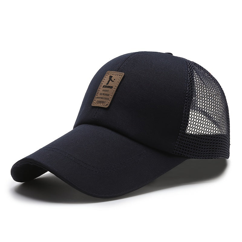Breathable Men's Trucker Baseball Cap for Golf and Sports
