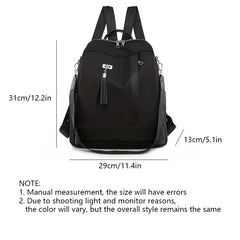 Preppy Convertible Backpack Purse Waterproof Travel Bag