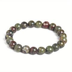 8mm Natural Stone Beaded Bracelet Healing Energy Semi Precious Gemstone