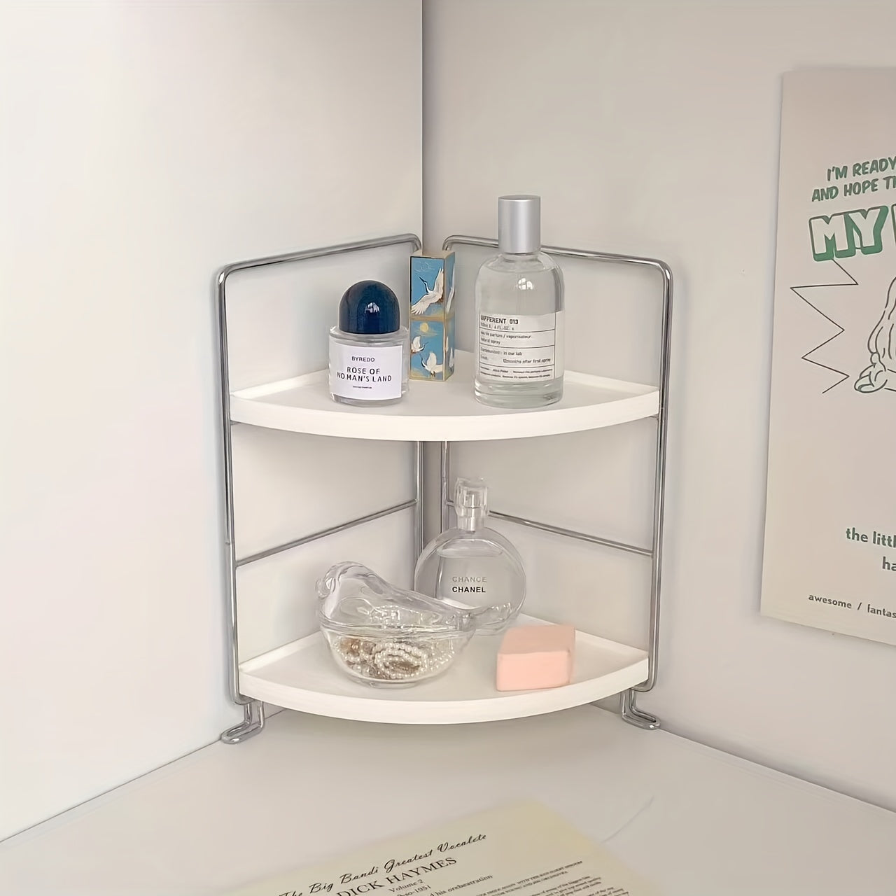 Desktop Storage Rack Cosmetic Shelf Organize Storage Rack Organizer Shelf