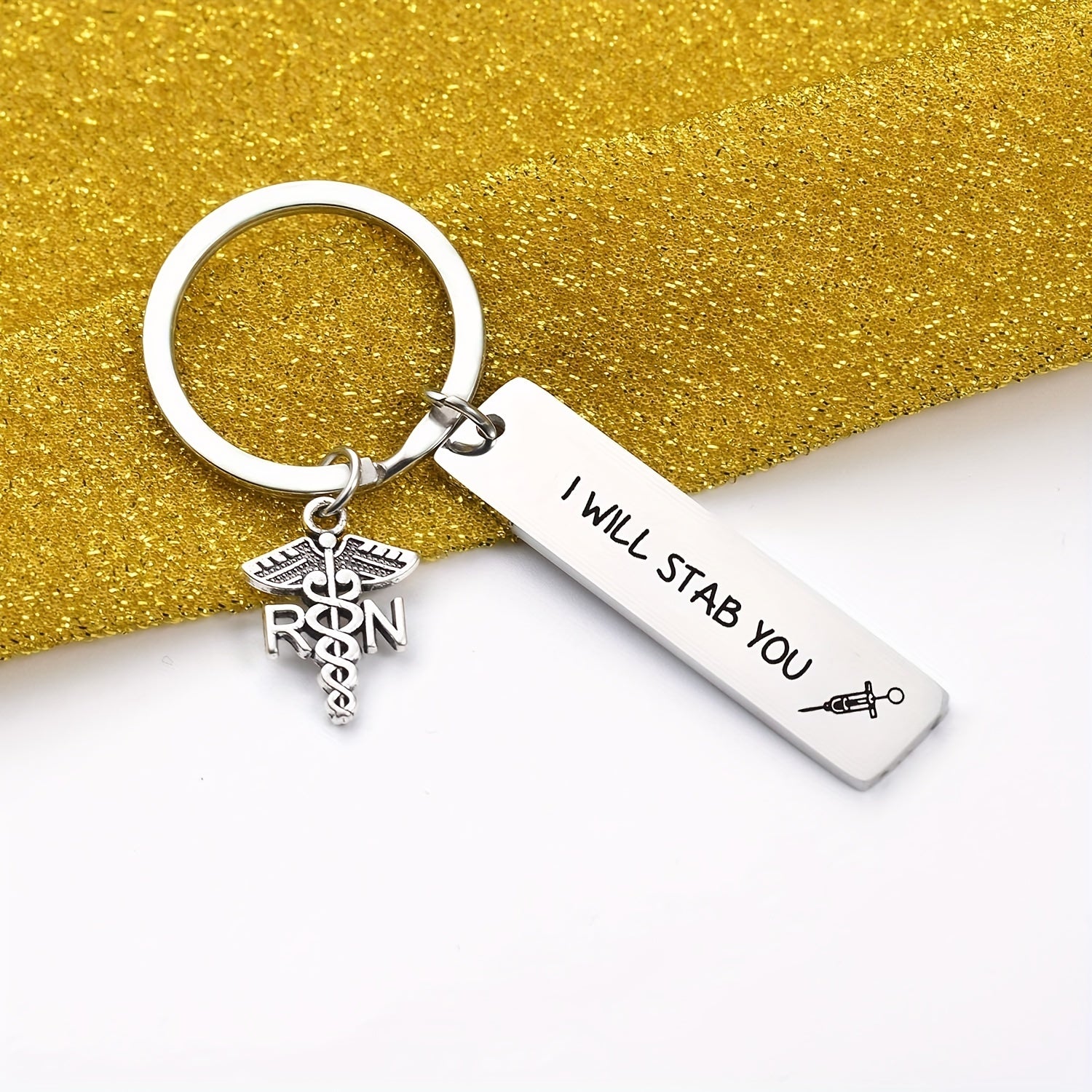 Stainless Steel Keychain Nurse's Gift