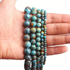 Malachite Stone Beads for Jewelry Making