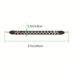 Vintage Pattern Wide Bag Strap Adjustable Strap For Shoulder Bag