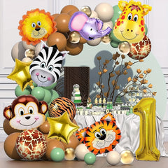 Safari Animal Balloons for Baby Shower Jungle Theme Party