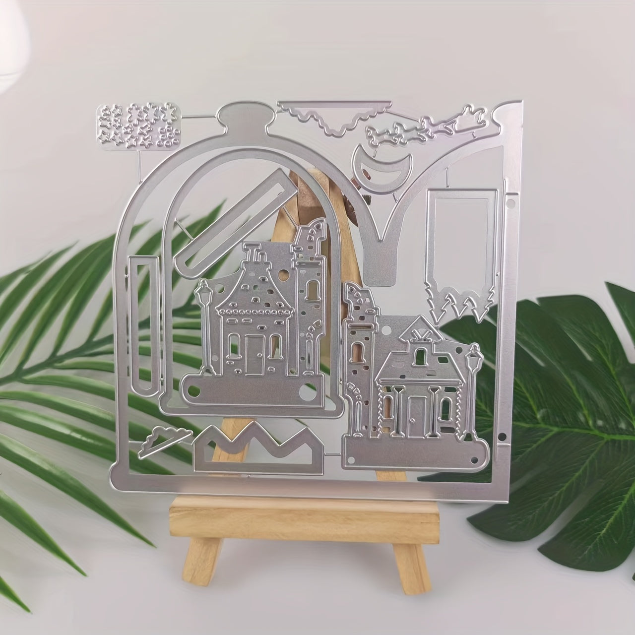 1pc Christmas House Metal Cutting Die DIY Card Scrapbook Decoration