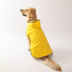 Double Layer Yellow Dog Raincoat - Keep Your Pup Dry & Stylish