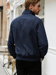 Men's Lightweight Windbreaker Sports Jacket for Spring Fall