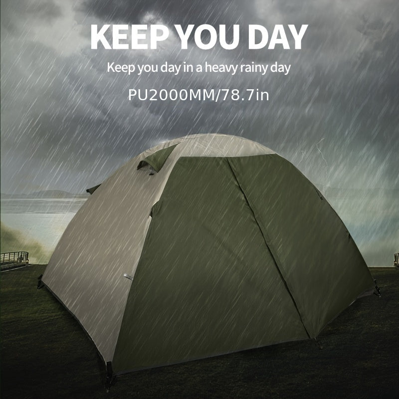 Double layer Windproof Camping Tent for Mountaineering