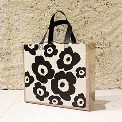 5pcs Non-woven Tote Bag Clothing Shop Packaging Bag Flower Clothes Gift Bag