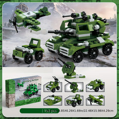 153pcs Main Battle Tank Building Block Toy