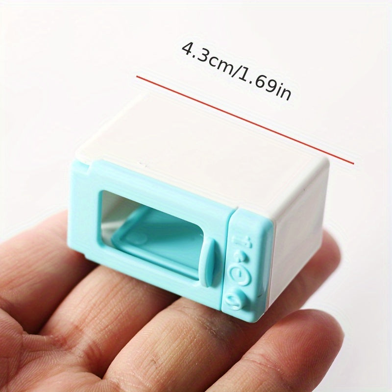 3pcs Dollhouse Microwave & Toaster Accessories for Dollhouses