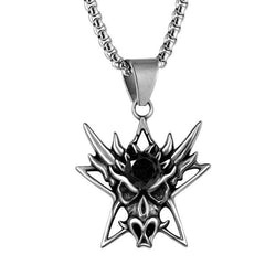 Men's Halloween Ghost Mask Necklace Pendant