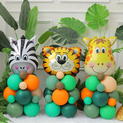 161pcs Jungle Safari Birthday Party Decorations Safari Animal Balloon Garland
