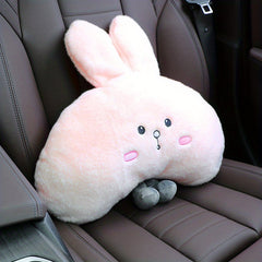 Car Cartoon Rabbit Headrest Plush Neck Pillow