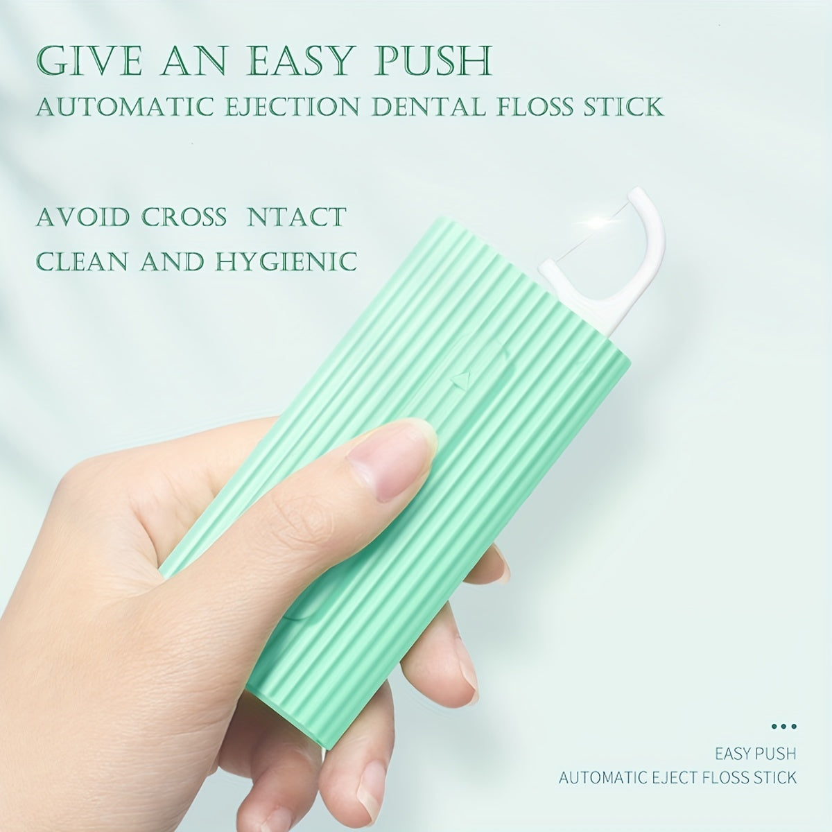 Portable Automatic Floss Box Disposable Dental Flossing Stick