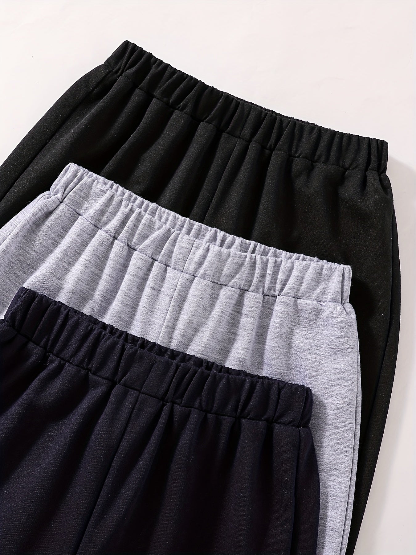 3pcs Boys Casual Long Pants for Spring and Autumn Kids Clothing