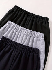 3pcs Boys Casual Long Pants for Spring and Autumn Kids Clothing