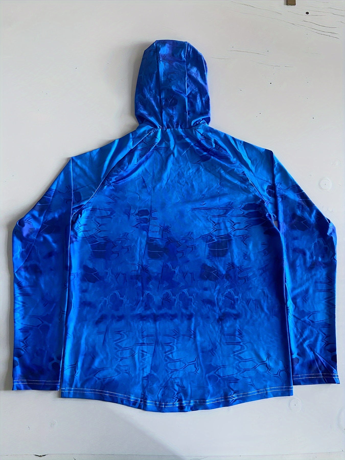 Men's Sun Protection Hoodie Long Sleeve Quick Dry Top For Outdoor Fishing
