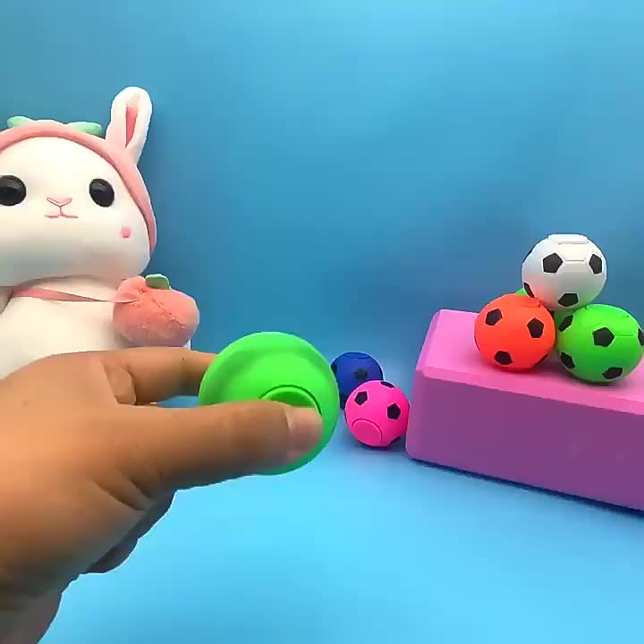 Large Football Fingertip Spinner Decompression Toy